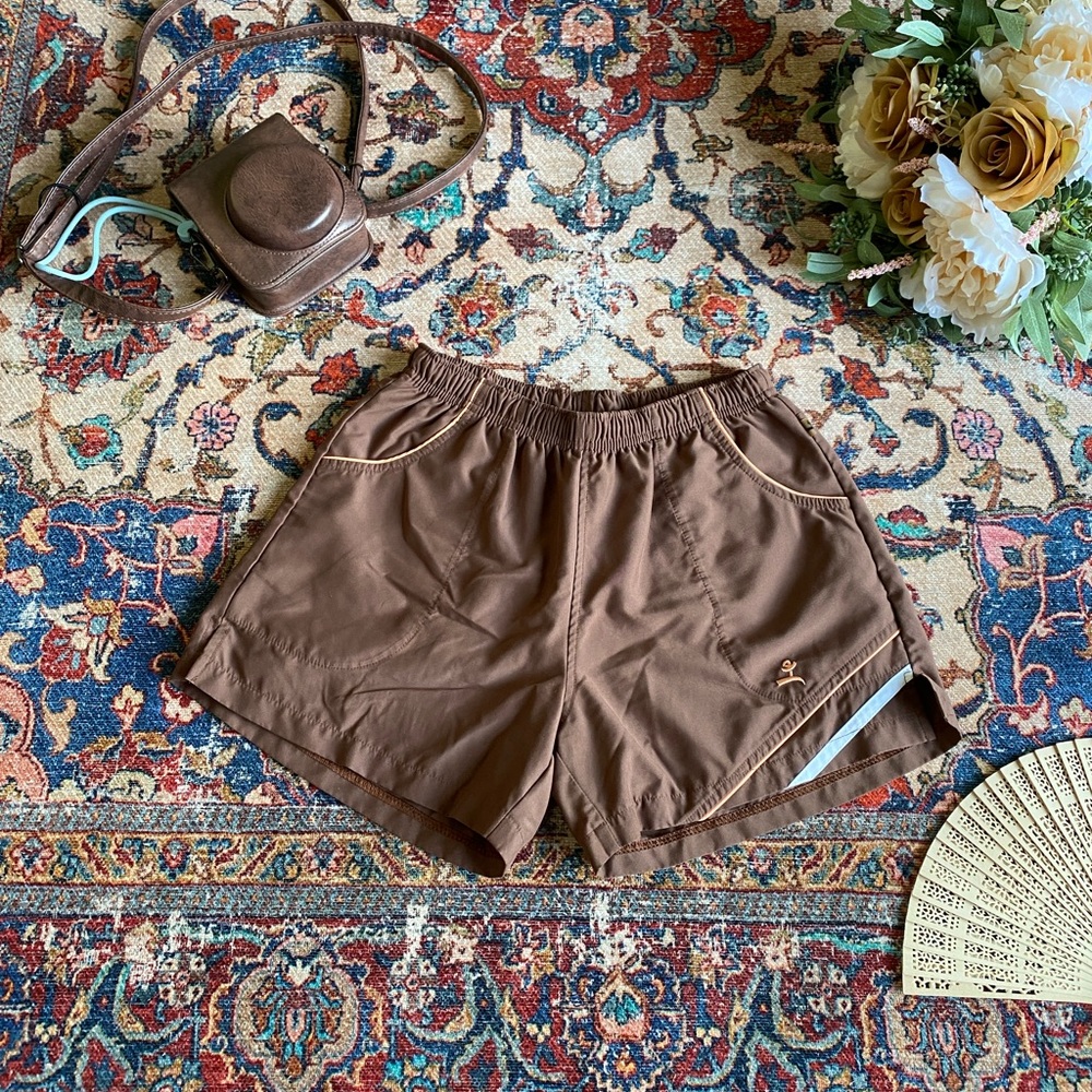 Kinesis brown athletic shorts